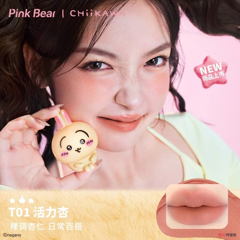 Pink Bear x Chiikawa Lip Gloss and Mud