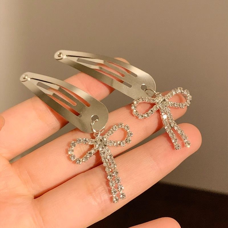 Y2k Metal Bow Hairclip
