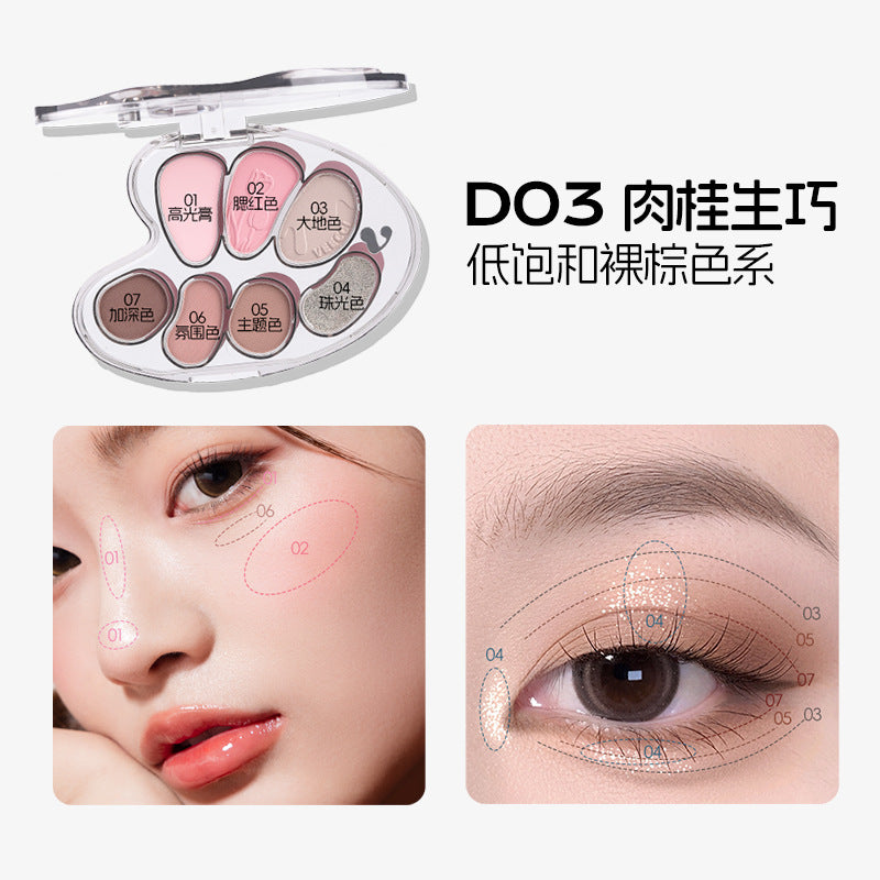 VEECCI 7-shade Eyeshadow Palette