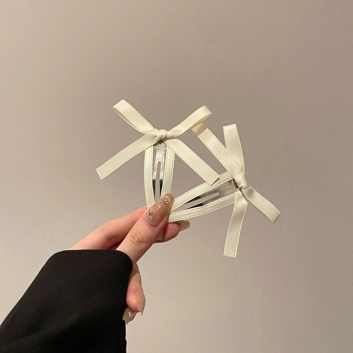 French Bow Large Hair Clip