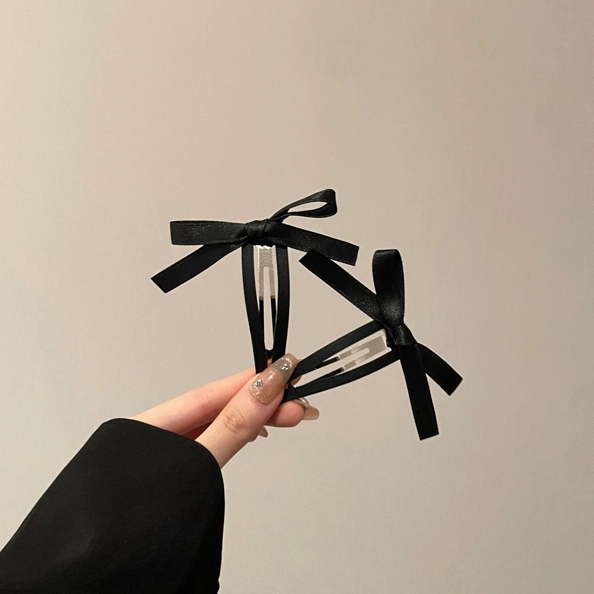 French Bow Large Hair Clip