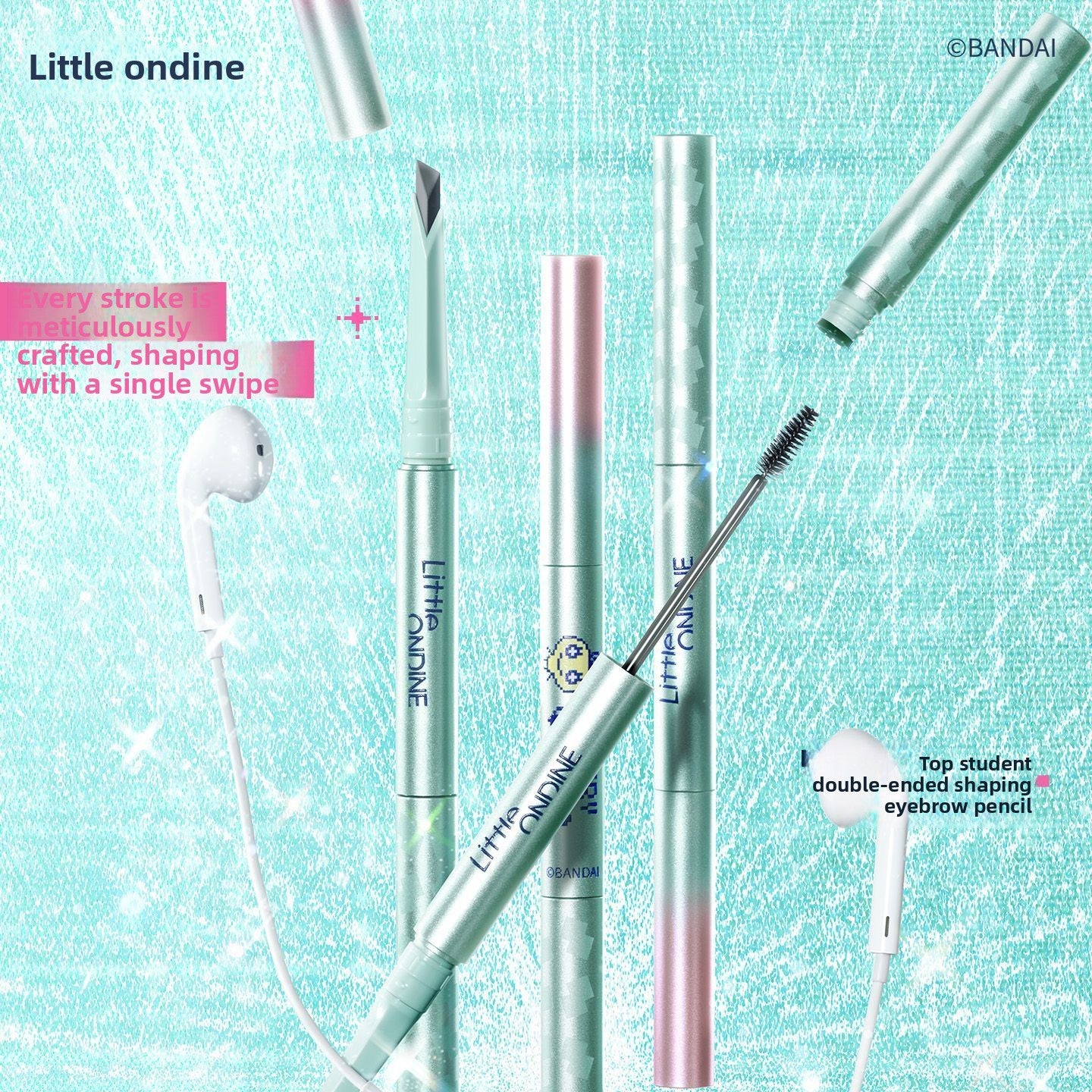 Little Ondine x Tamagotchi Dual-Ended Eyebrow Pencil