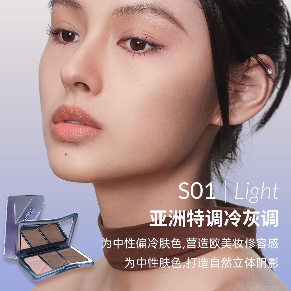 Kaleidos 3-shade Symphony Face Contour & Highlight Palette