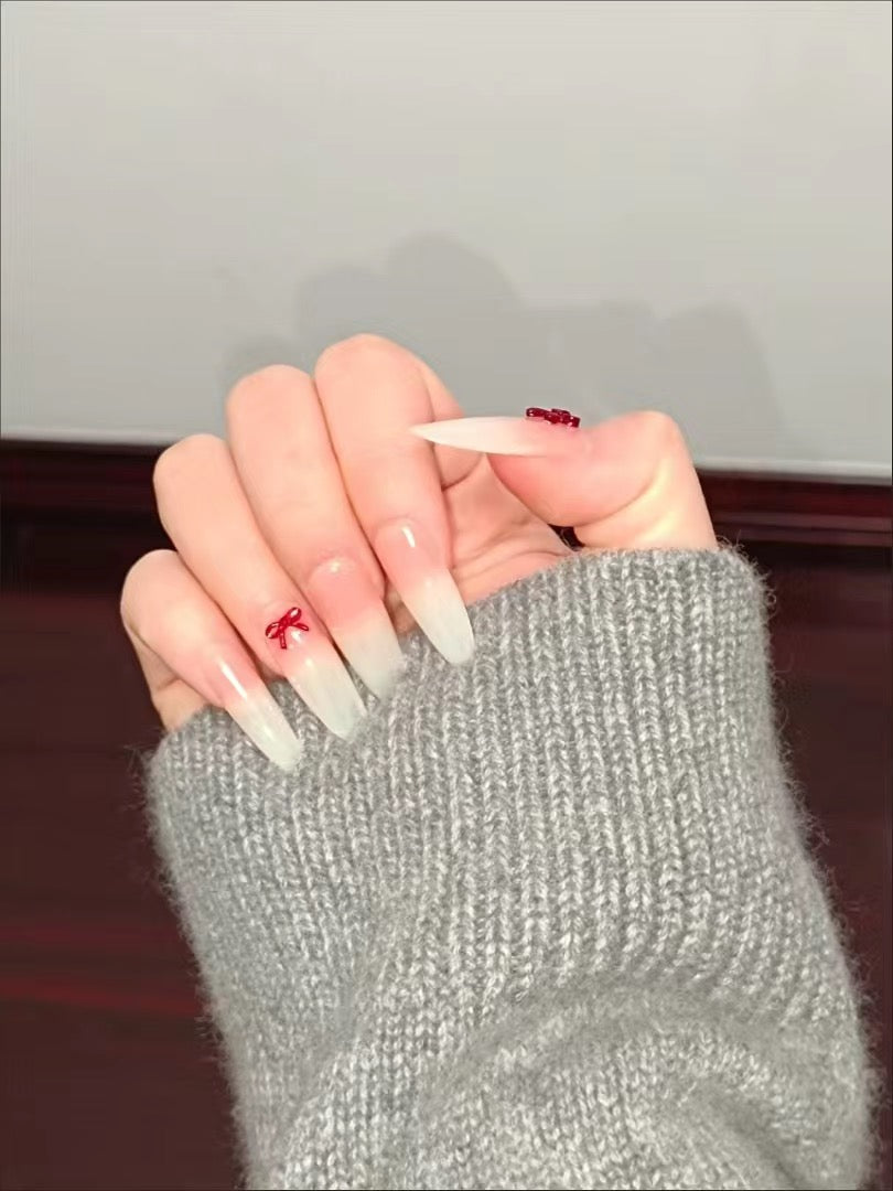 Nude Long Handmade Press Ons (2 styles)