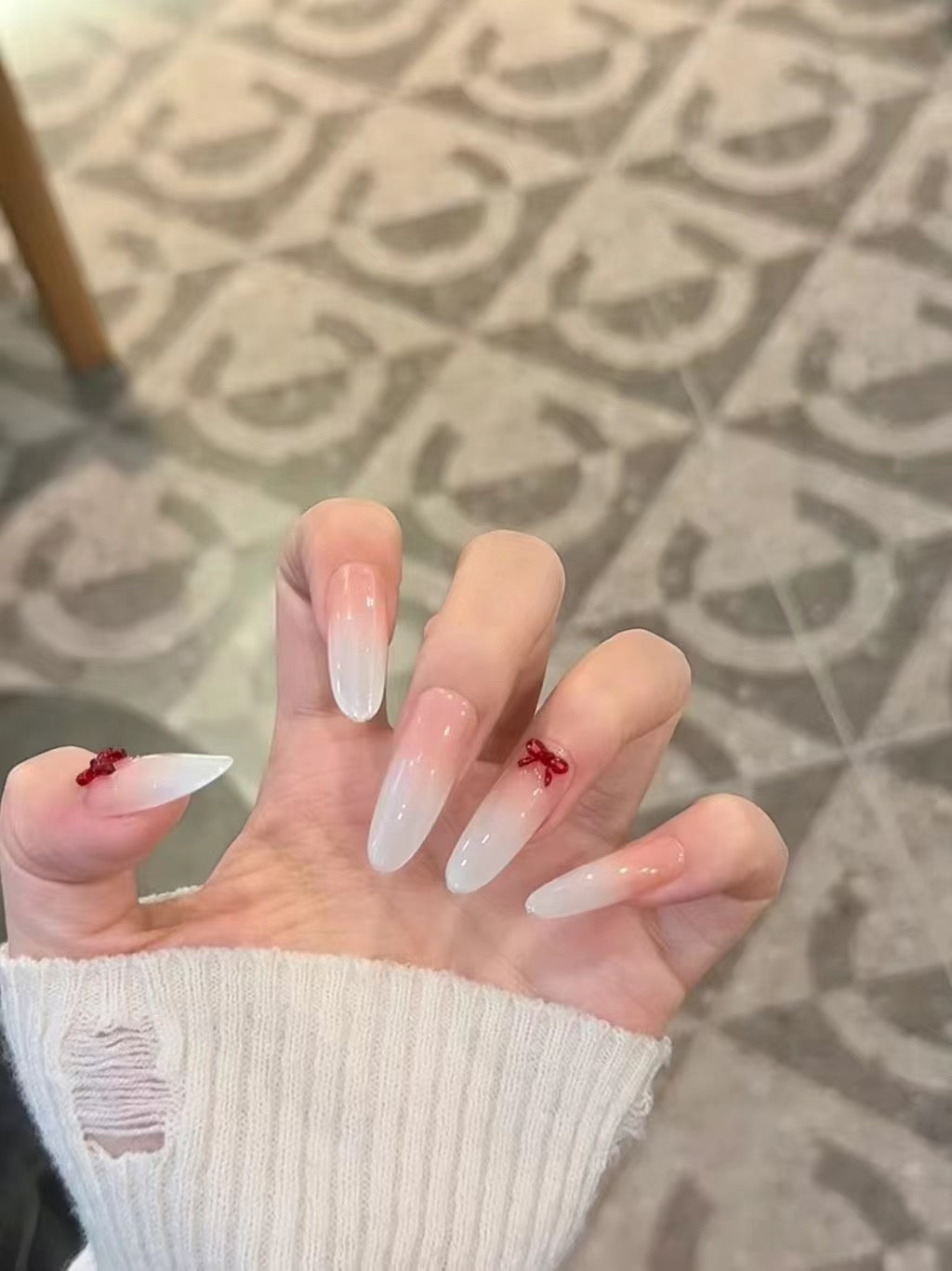 Nude Long Handmade Press Ons (2 styles)