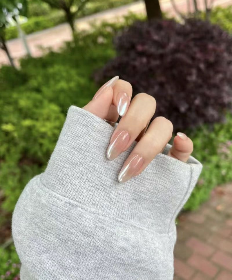 Hailey's Glazed Donut Handmade Press On Nails