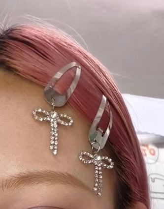 Y2k Metal Bow Hairclip