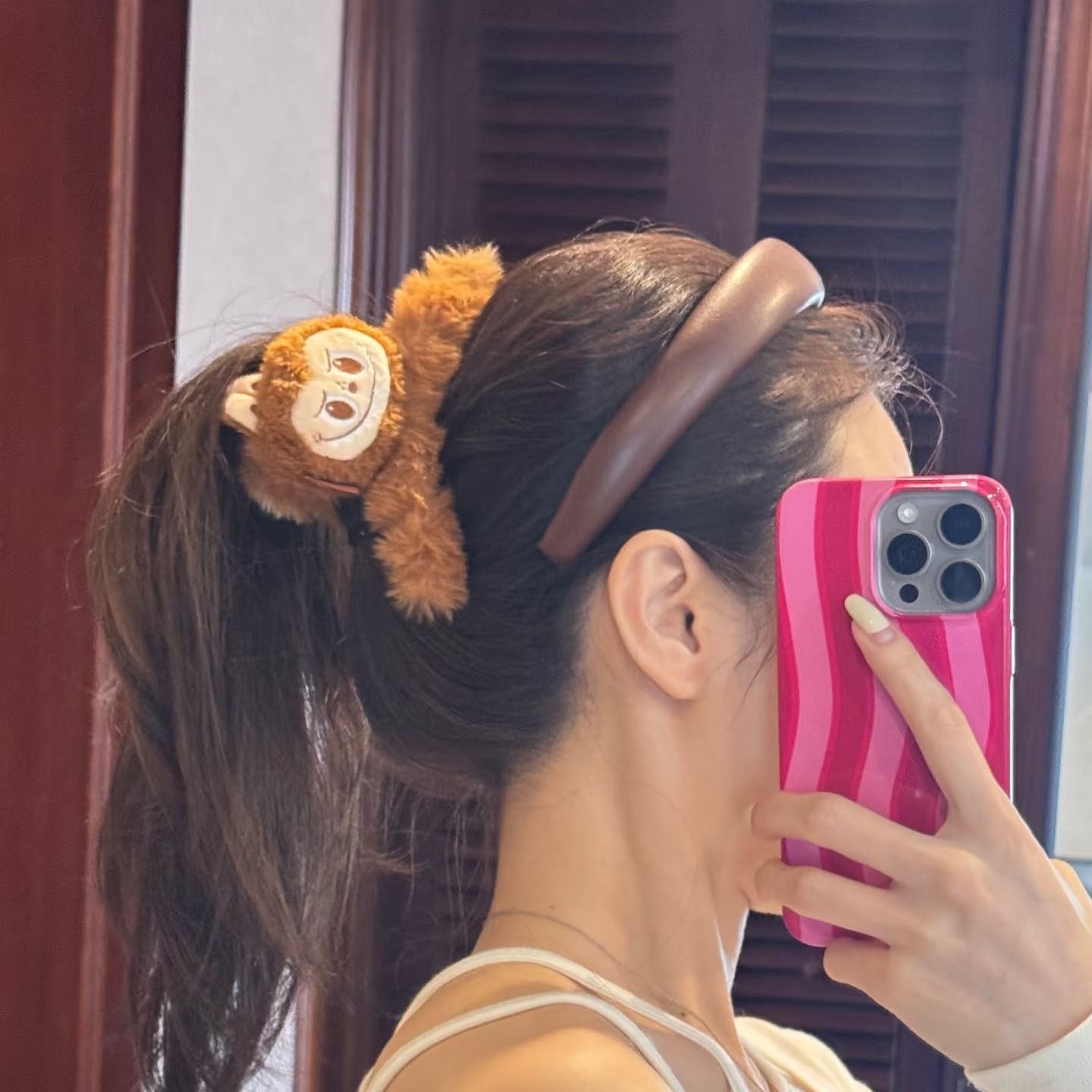 Labubu Plush Hairclip (unbranded)