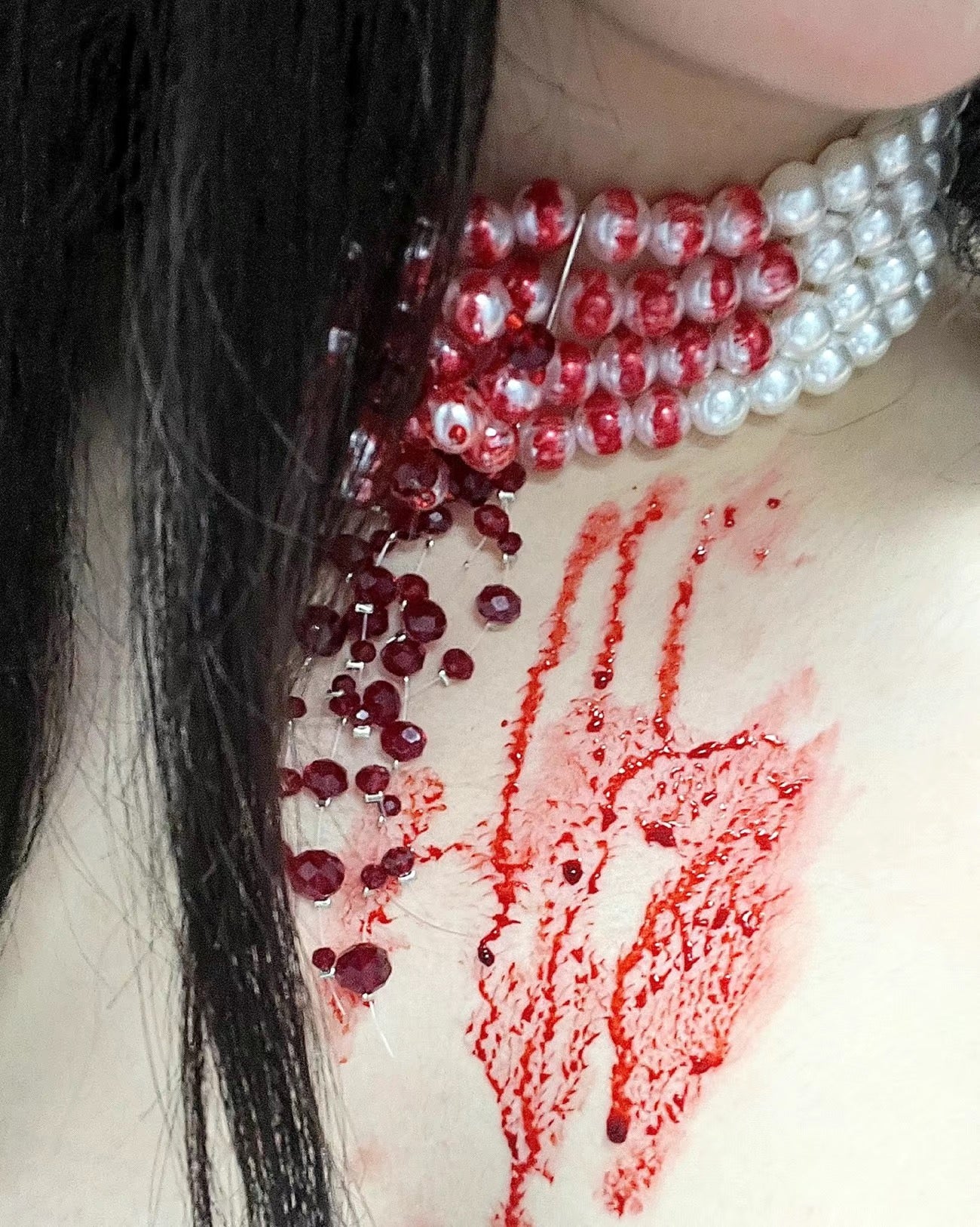 Blood-stained Pearl Necklace