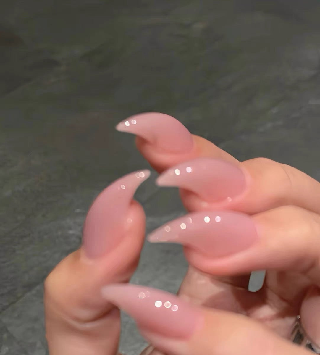 Milk Dragon Claws Press On Nails