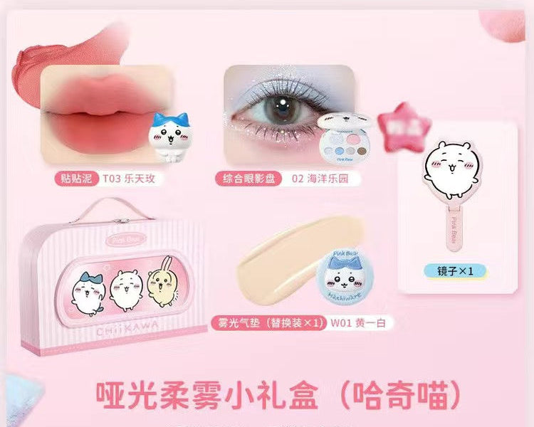 Pink Bear x Chiikawa Lips, Blush & Eyes Giftset