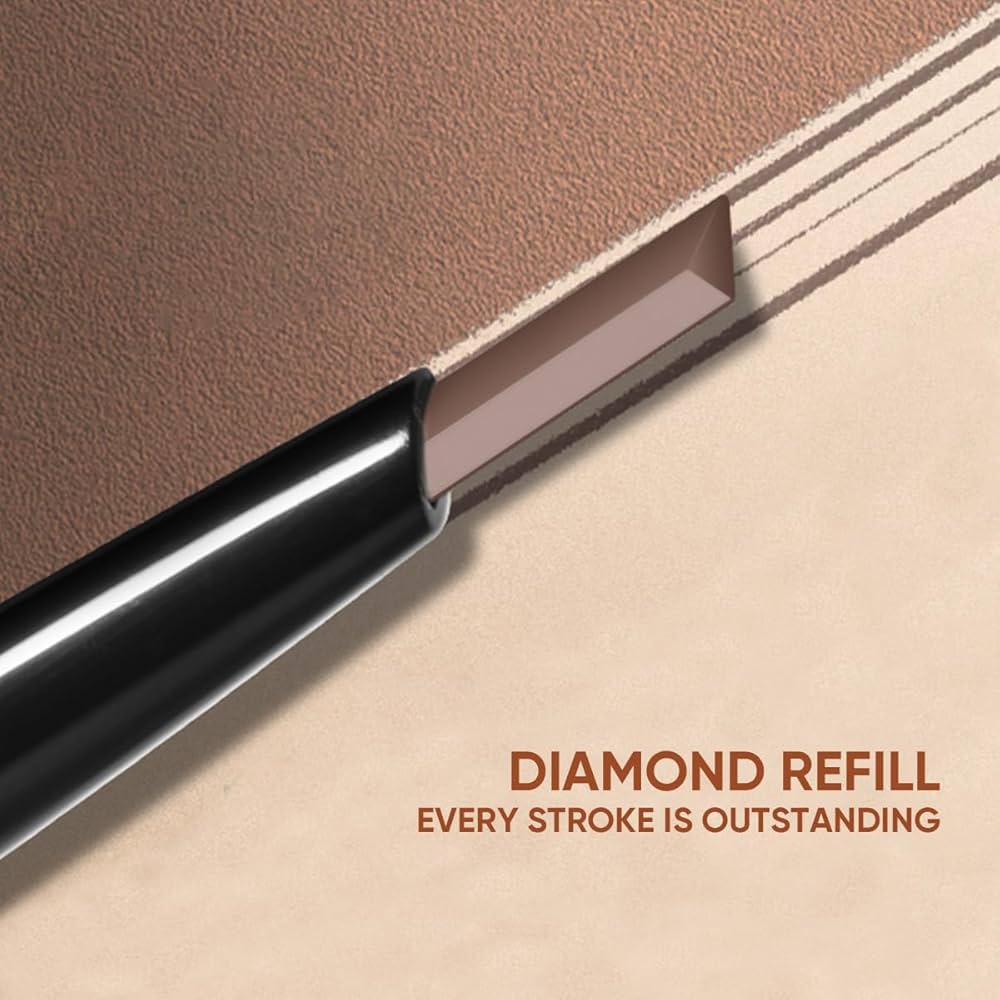 Veecci Waterproof Extremely Fine Diamond-Shaped Eyebrow Pencil