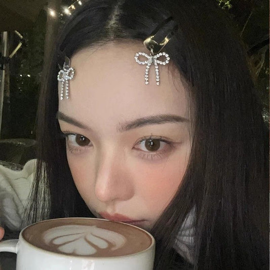 Y2k Metal Bow Hairclip