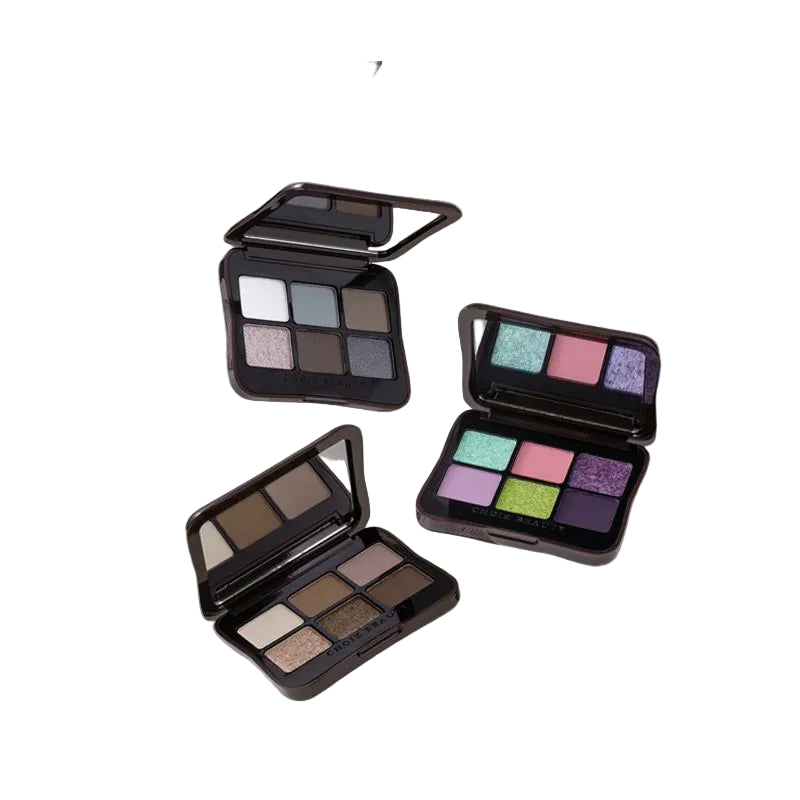 Choiz Beauty Portable 6-colour Eyeshadow Palette (removable pan)