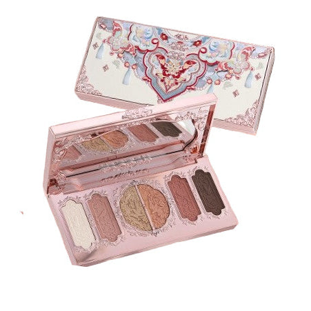Butterfly Cloud Collar Embossed Six-Color Makeup Palette