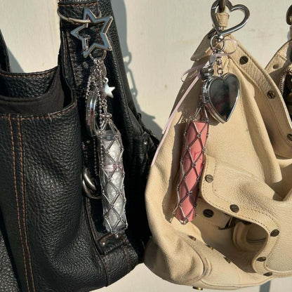 Mesh Lipstick Holder Charm