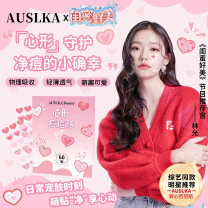 Auslka Love Heart Acne Patches