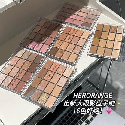 HERORANGE 16-Color Eyeshadow Palette