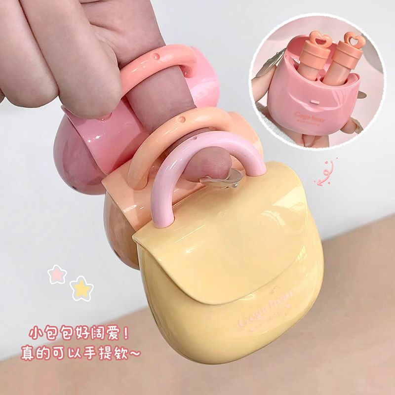Gege Bear Earphone Bag Lipstick & Gloss
