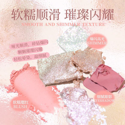 GOGO TALES 3 IN 1 Face Palette Eyeshadow