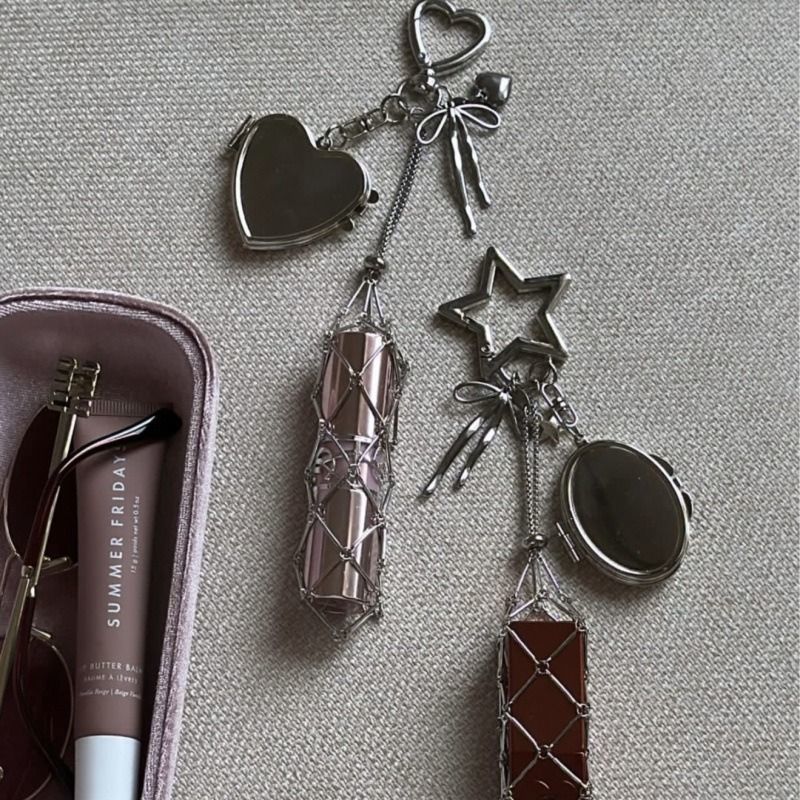 Mesh Lipstick Holder Charm