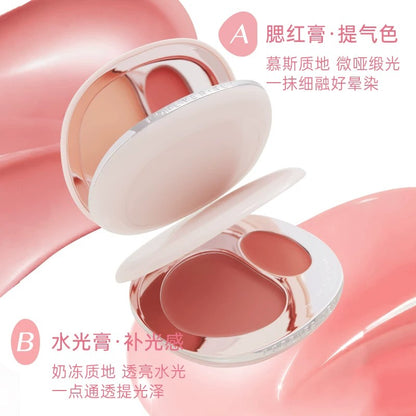 Forever Key Dual-toned Blush Cream Palette