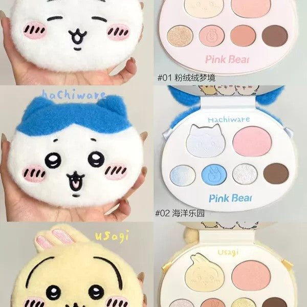 Pink Bear x Chiikawa Eyeshadow Palette