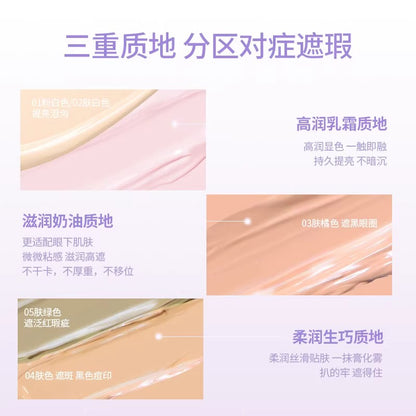 Girls Crush 5-color All-purpose Concealer Cream Palette