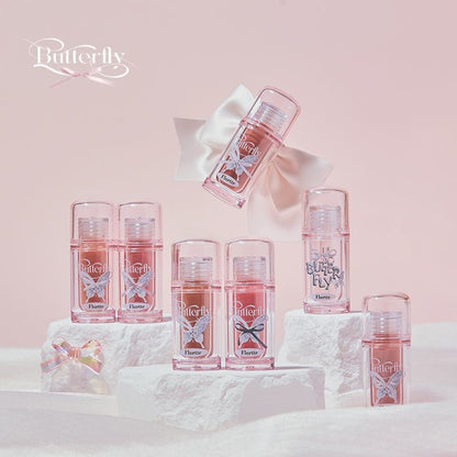 Flortte Pink Twin Butterfly Lip Serum
