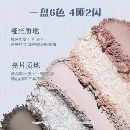 Shell's Jewel 6-Color Makeup Palette