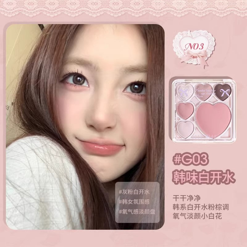 Gogo Tales Sweetish Soft heart Make Up Palette