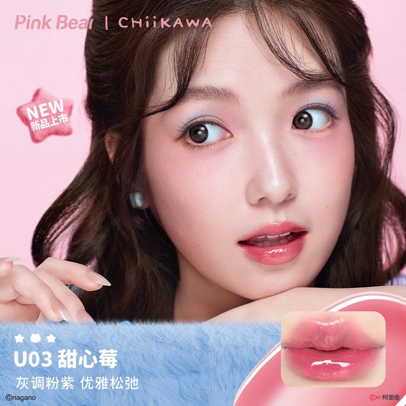 Pink Bear x Chiikawa Lip Gloss and Mud