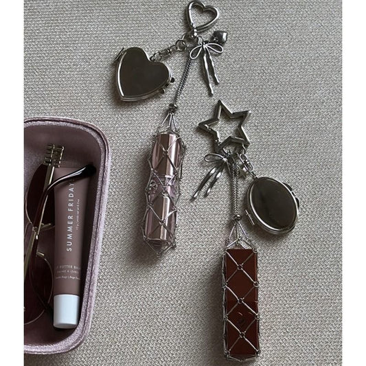 Mesh Lipstick Holder Charm