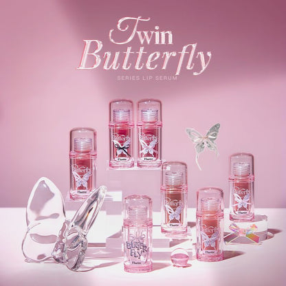 Flortte Pink Twin Butterfly Lip Serum