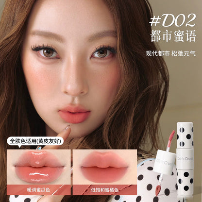 Girls Crush Polka Dot Dual-end Lip Gloss & Mud