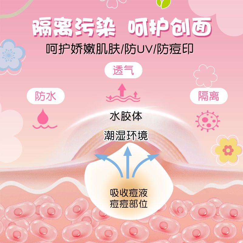 Auslka Flower Acne Patches