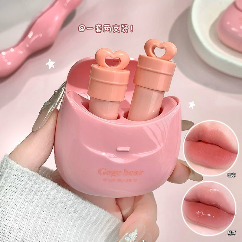 Gege Bear Earphone Bag Lipstick & Gloss