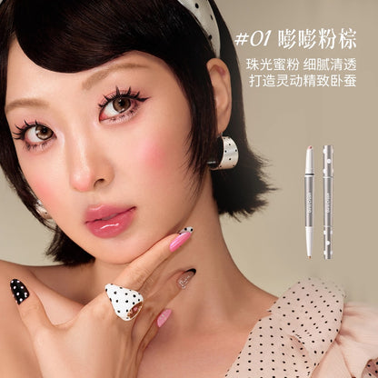 Girls Crush Polka Dot Dual-end Aegyosal Pen