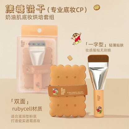 GUOXIAONIU × Crayon Shinchan Bakery Puff Set