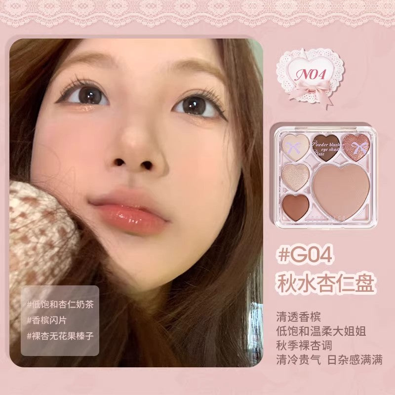 Gogo Tales Sweetish Soft heart Make Up Palette