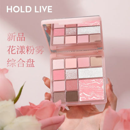 Holdlive Floral 12-Color Eyeshadow Palette