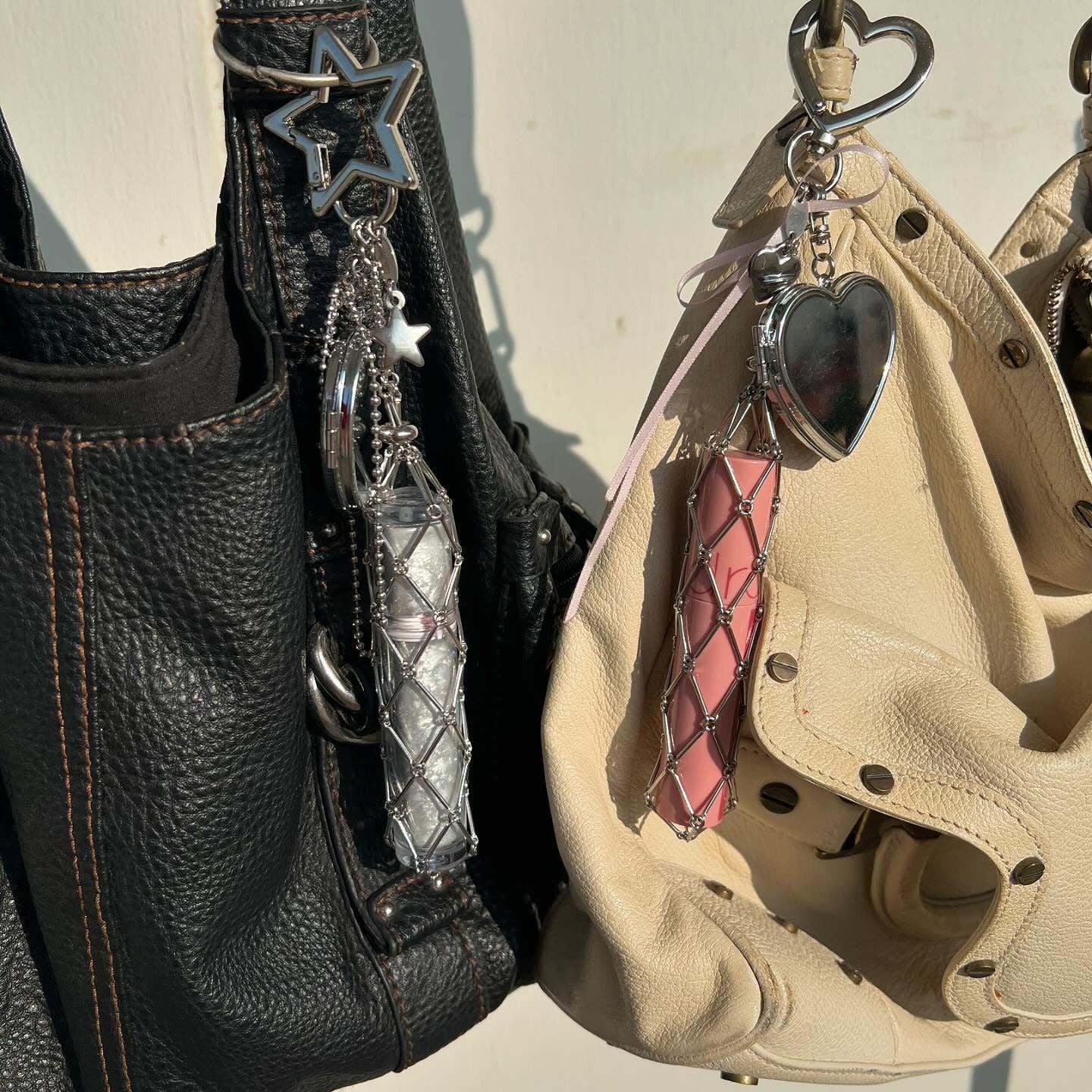 Mesh Lipstick Holder Charm