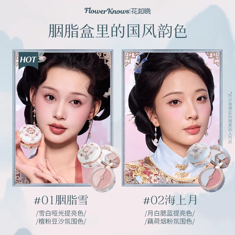 Butterfly Cloud Collar Highlighting & Blush Duo Powder