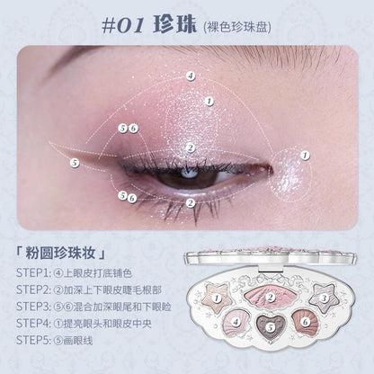 Shell's Jewel 6-Color Makeup Palette