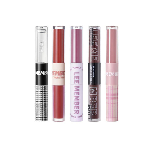 LEEMEMBER Doule-head Matte & Mirror Lip Glaze