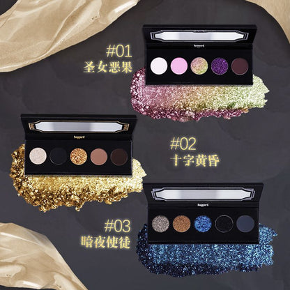 Haggard Scepter Series Smoky Five-Color Eyeshadow Palette