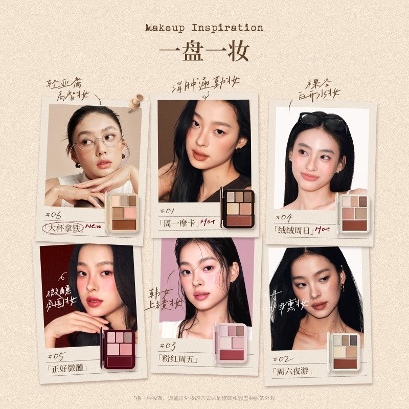 Joocyee Lookbook 6-in-1 Multi Palette