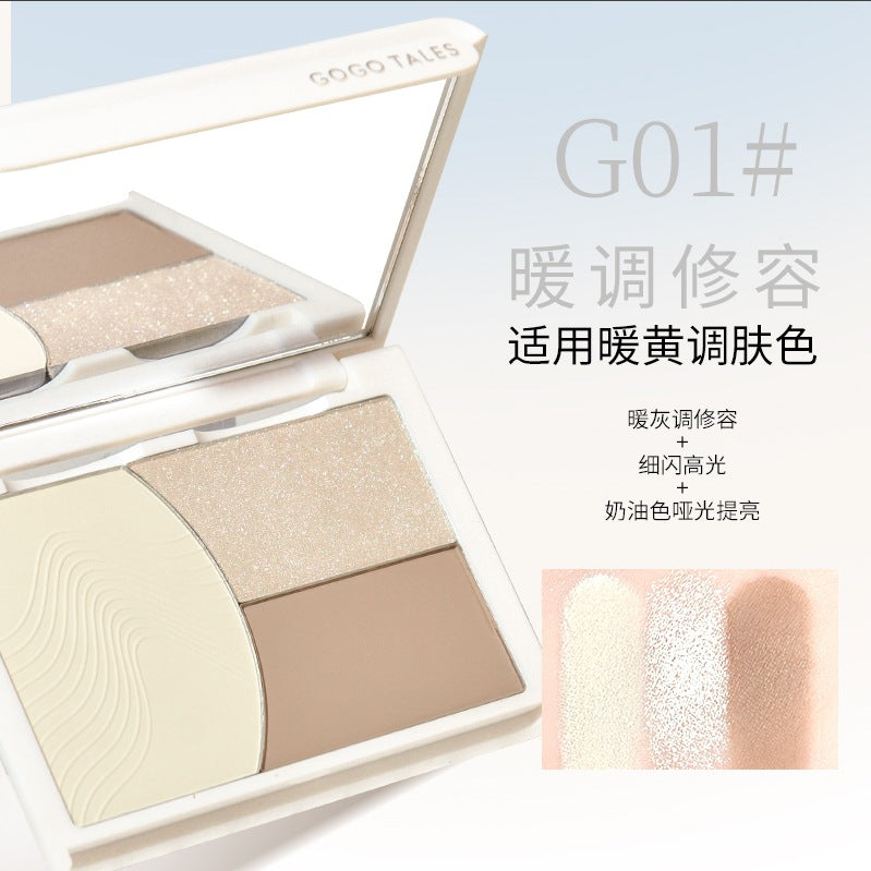 GogoTales Natural Shadow Contour Palette