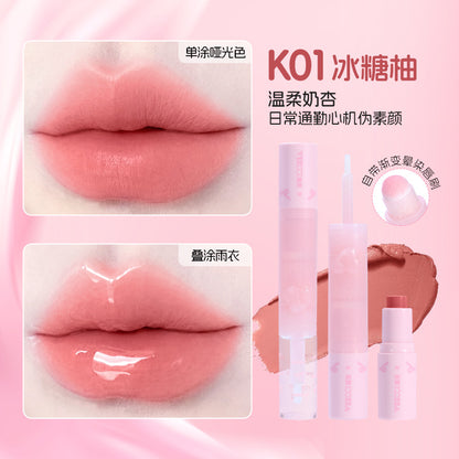 Veecci Three-Ended Velvet Lipstick & Gloss