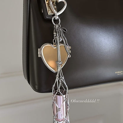 Mesh Lipstick Holder Charm